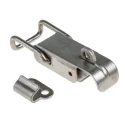 RS PRO Stainless Steel Lockable Draw Latch 84 mm Length 32 mm Width 17 mm Depth 686N Operating Tension 197-4176