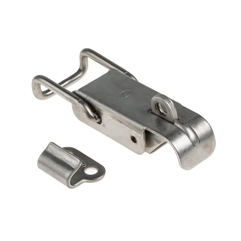 RS PRO Stainless Steel Lockable Draw Latch 84 mm Length 32 mm Width 17 mm Depth 686N Operating Tension 197-4176