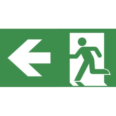 EMERGI-LITE Ceiling Wall Surface LED Emergency Exit Legend RSEN6120