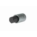 Teng Tools 1/2 in Drive 19 mm Bit Socket Square Drive Alloy Steel Chrome Finish M121519-C