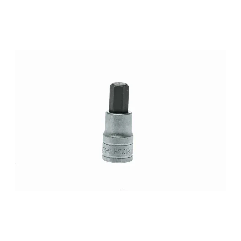 Teng Tools 1/2 in Drive 12 mm Bit Socket Square Drive Chrome Finish M121512-C