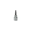 Teng Tools 3/8 in Drive TX25 Bit Socket, Square Drive, Alloy Steel, Chrome Finish, 18mm Overall Length TX25
