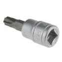 Teng Tools 3/8 in Drive TPX45 Bit Socket Square Drive Alloy Steel Chrome Finish 18mm Length TPX45