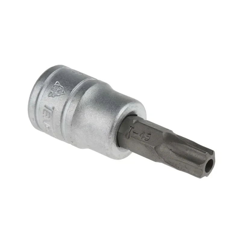 Teng Tools 3/8 in Drive TPX45 Bit Socket Square Drive Alloy Steel Chrome Finish 18mm Length TPX45