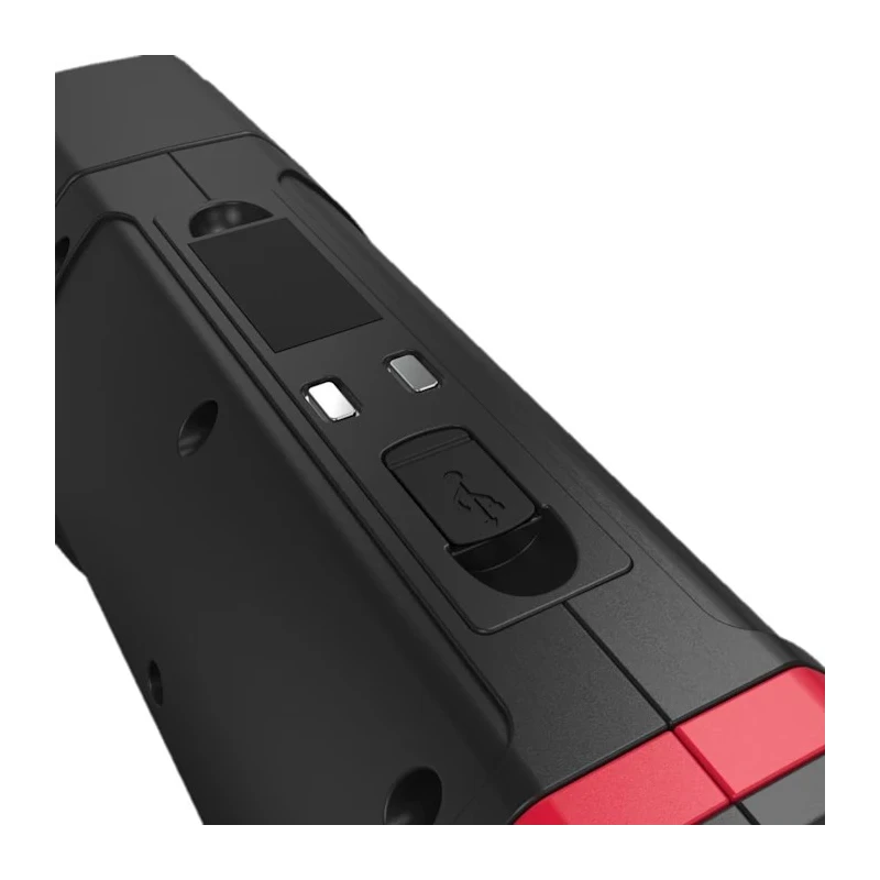 Ansmann LED Hand Lamp Black Red Rechargeable USB Plug Type Dimmable 20W 1700 lm 5200mAh Battery 1600-0223