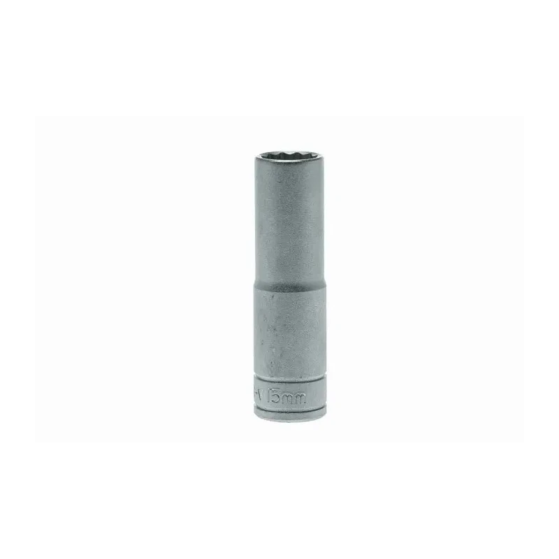Teng Tools 1/2 in Drive 15 mm 12 Point Chrome Vanadium Socket 79mm Overall Length M120615-C