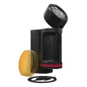 Ansmann LED Hand Lamp Black Red Rechargeable USB Plug Type Dimmable 20W 1700 lm 5200mAh Battery 1600-0223
