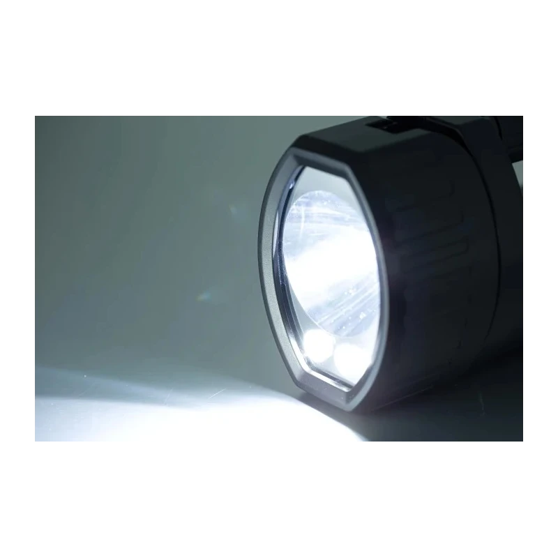 Ansmann LED Hand Lamp Black Red Rechargeable USB Plug Type Dimmable 20W 1700 lm 5200mAh Battery 1600-0223