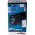 Ansmann LED Hand Lamp Black Red Rechargeable USB Plug Type Dimmable 20W 1700 lm 5200mAh Battery 1600-0223