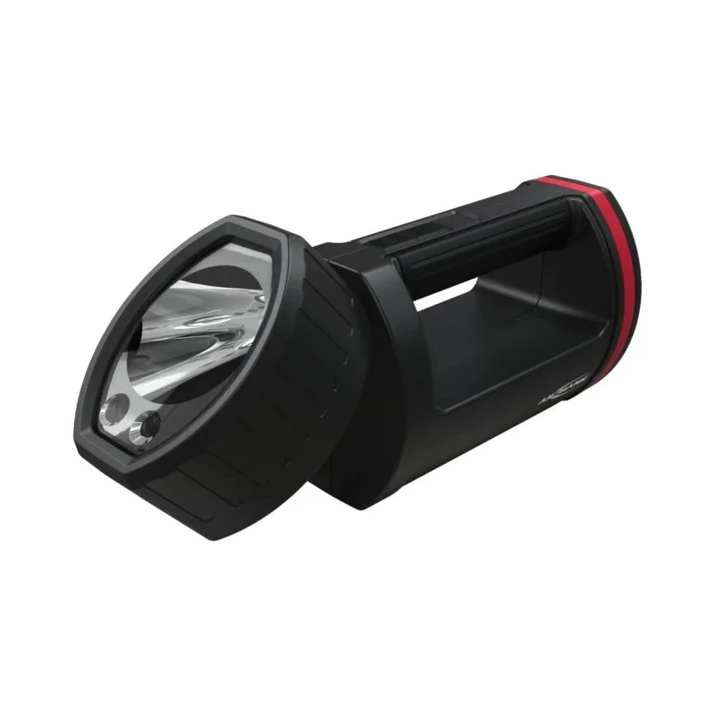Ansmann LED Hand Lamp Black Red Rechargeable USB Plug Type Dimmable 20W 1700 lm 5200mAh Battery 1600-0223