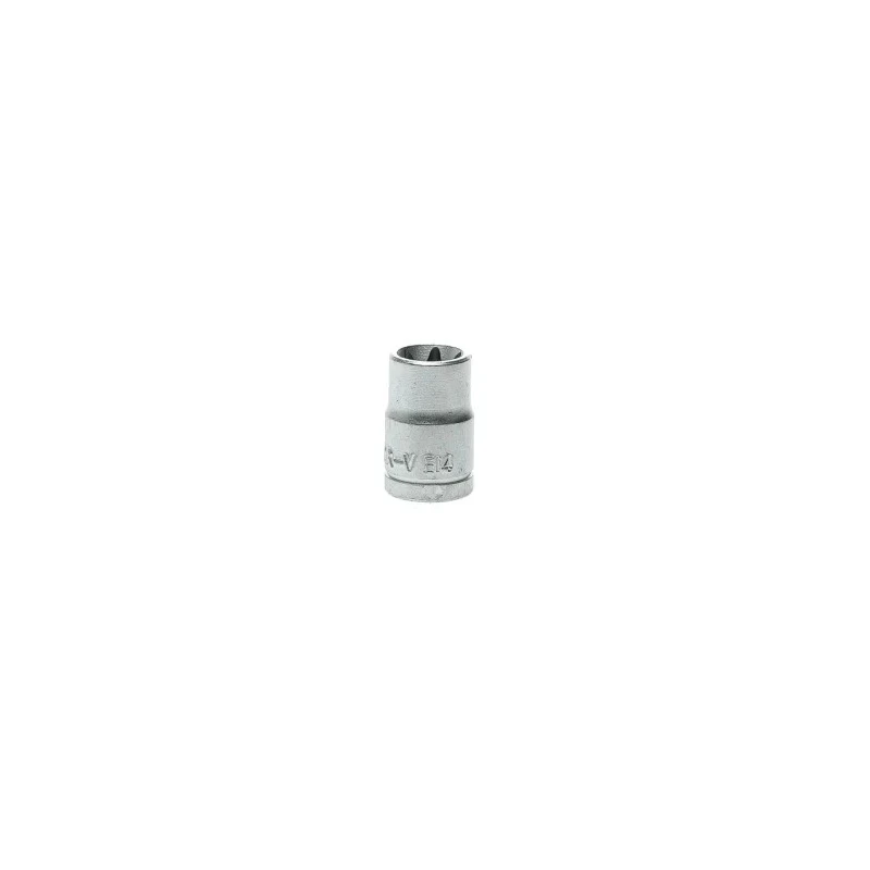 Teng Tools 3/8 in Drive E14 Standard Square Alloy Steel Chrome Finish Socket M380714-C