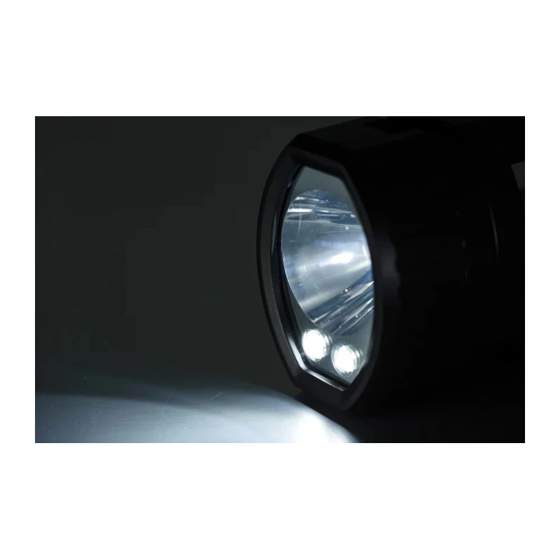 Ansmann LED Hand Lamp Black Red Rechargeable USB Plug Type Dimmable 20W 1700 lm 5200mAh Battery 1600-0223