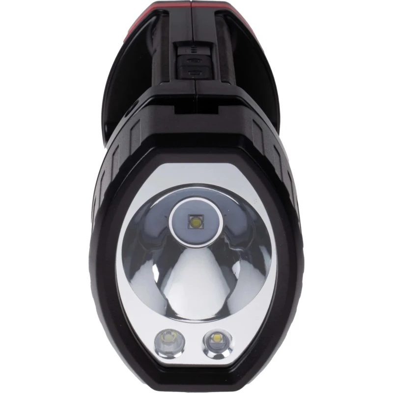 Ansmann LED Hand Lamp Black Red Rechargeable USB Plug Type Dimmable 20W 1700 lm 5200mAh Battery 1600-0223