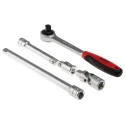 Teng Tools 1/2 in Hex Drive Ratchet, 50mm Overall Length TT1205