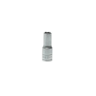 Teng Tools 3/8 in Drive 9 mm 6 Point Satin Finish Chrome Vanadium Steel Socket 45.5mm Overall Length M380609-C