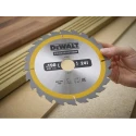 DeWALT Circular Saw Blade 190mm 24 Teeth Alternate Top Bevel Tungsten Carbide DT1944-QZ