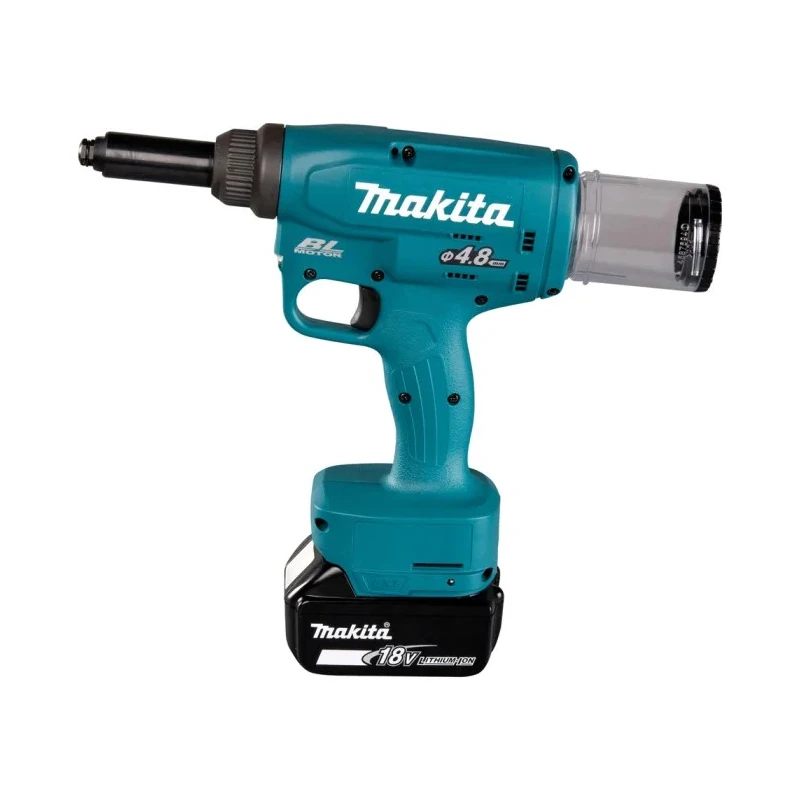 Makita Cordless Brushless DC Motor Rivet Gun 4.8 mm Stroke Length 25 mm Battery Voltage 18 V DRV150Z