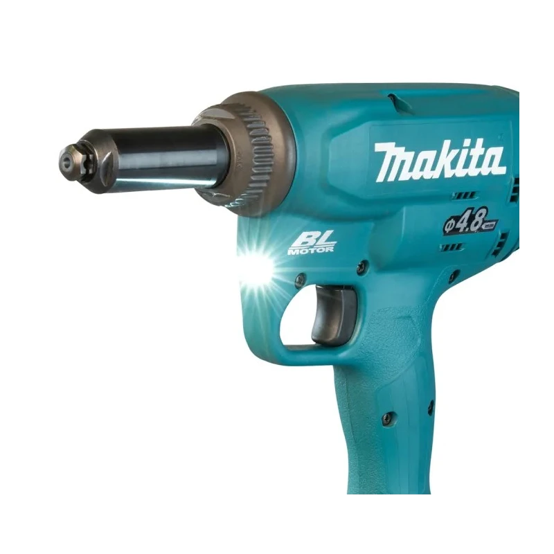 Makita Cordless Brushless DC Motor Rivet Gun 4.8 mm Stroke Length 25 mm Battery Voltage 18 V DRV150Z