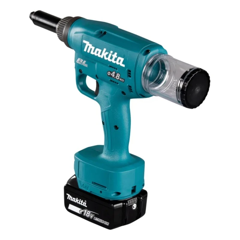Makita Cordless Brushless DC Motor Rivet Gun 4.8 mm Stroke Length 25 mm Battery Voltage 18 V DRV150Z