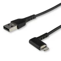 StarTech.com USB 2.0 Male USB Type A to Male Lightning Connector Cable Black 1 m RUSBLTMM1MBR