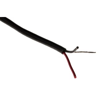Belden 1503A Series 1 Screened Audio Cable, 304 m Length, Stranded Copper Conductors, 90°C, Black PVC Jacket 1503A 010U1000
