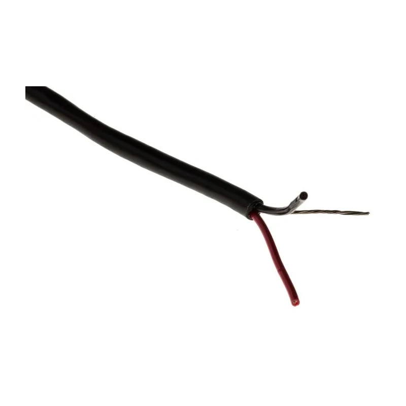 Belden 1503A Series 1 Screened Audio Cable, 304 m Length, Stranded Copper Conductors, 90°C, Black PVC Jacket 1503A 010U1000