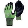 Skytec Black Green Nitrile Foam Work Gloves Size 8 Ultra Lightweight Cut Resistant BMG784