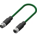 RS PRO Female 4 way Straight to Male 4 way Straight Sensor Actuator Cable 5 m 250V Polyethylene Jacket IP67 201-7125