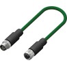 RS PRO Female 4 way Straight to Male 4 way Straight Sensor Actuator Cable 5 m 250V Polyethylene Jacket IP67 201-7125