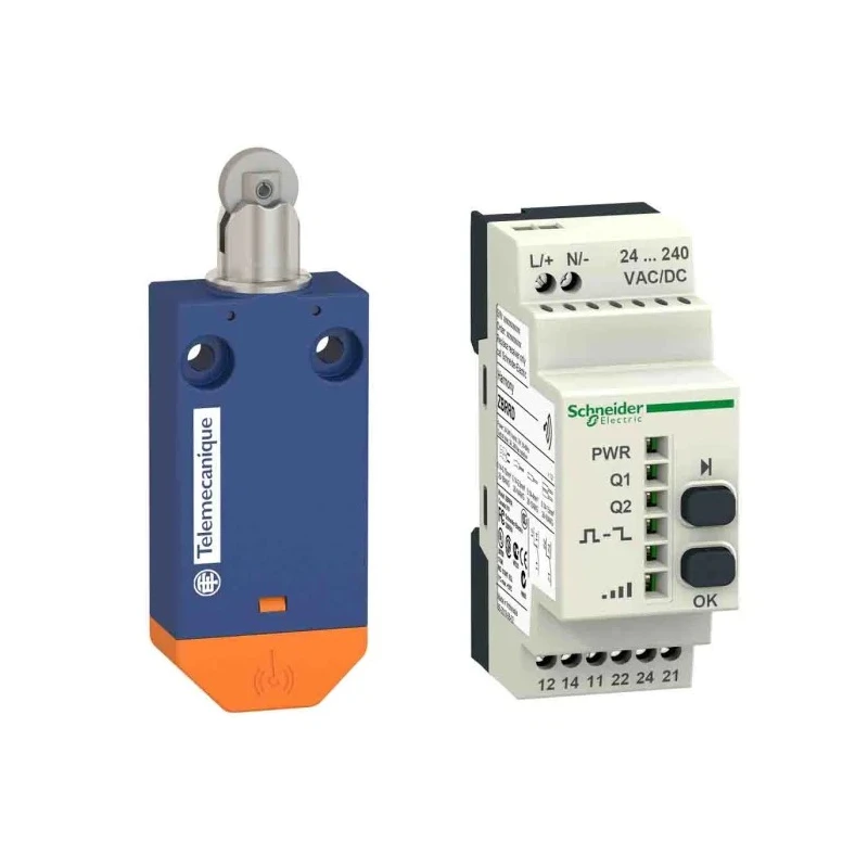 Telemecanique Sensors Roller Plunger Limit Switch, SPDT, IP65, Plastic Housing, 3A XCMWD02