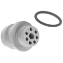 Hirschmann 7 Pole Straight Standard DIN Plug Panel Mount Male 10A 250V AC IP65 N6R AM 2 931592001 N6R AM 2