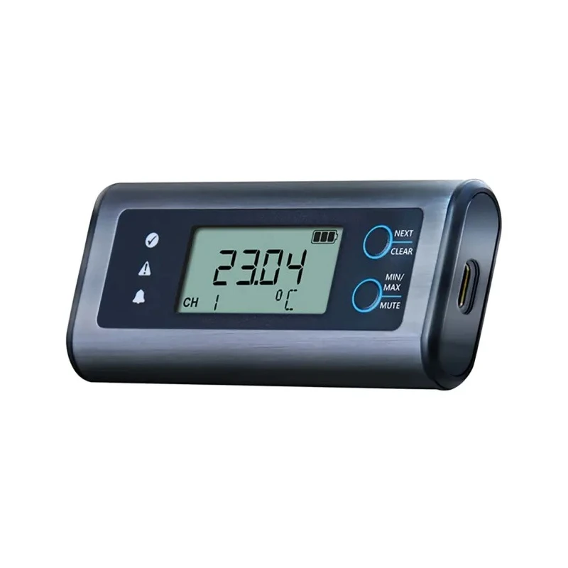 Lascar Temperature Data Logger USB, 1 Channel, Accuracy ±0.3°C, LCD Display EL-SIE-1