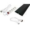 RS PRO 2 m 4 Socket Type F German Schuko Extension Lead Kit 16A 250V PC Cable 201-3593