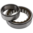 SKF Shielded Single-Row Cylindrical Bore Roller Bearing 75 mm ID, 130 mm OD, 31 mm Width, Non-Metallic Cage NU 2215 ECP