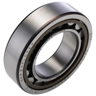 SKF Shielded Single Row Cylindrical Roller Bearing with 50 mm ID, 90 mm OD, 23 mm Race Width, Non-Metallic Cage NU 2210 ECP