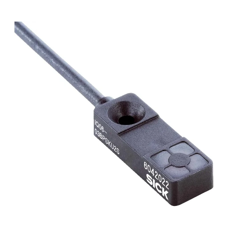 SICK Block Inductive Proximity Sensor PNP 30 V dc 3 mm Sensing Range IQ06-03BPOKU2S