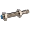 SICK Threaded Barrel Inductive Proximity Sensor M8 x 1, PNP Output, 30 V DC, 1.5 mm Detection Range IME08-1B5POZT0S