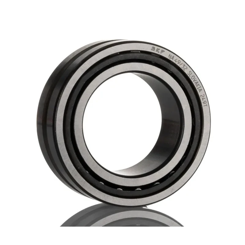 SKF Cylindrical Roller Bearing 32 mm ID 52 mm OD, Race Width 20 mm, Sheet Metal Cage, Open End NA 49/32