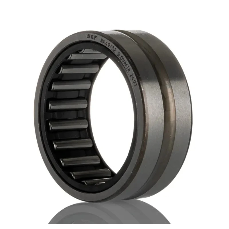 SKF Cylindrical Roller Bearing 32 mm ID 52 mm OD, Race Width 20 mm, Sheet Metal Cage, Open End NA 49/32