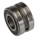 SKF Roller Bearing Parallel Bore 10 mm ID, 22 mm OD, 14 mm Width, Steel Rollers, Sheet Metal Cage, Sealed End NA 4900.2RS