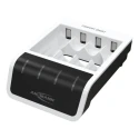 Ansmann Comfort Smart Battery Charger for 1.2V NiMH AA AAA Batteries 800mA Micro USB Plug 1001-0092