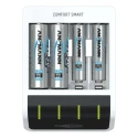 Ansmann Comfort Smart Battery Charger for 1.2V NiMH AA AAA Batteries 800mA Micro USB Plug 1001-0092