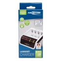Ansmann Comfort Smart Battery Charger for 1.2V NiMH AA AAA Batteries 800mA Micro USB Plug 1001-0092