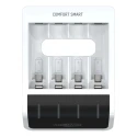 Ansmann Comfort Smart Battery Charger 1.2V NiMH, 800mA Output Current, Micro USB Plug, Compatible with AA & AAA 1001-0092-01