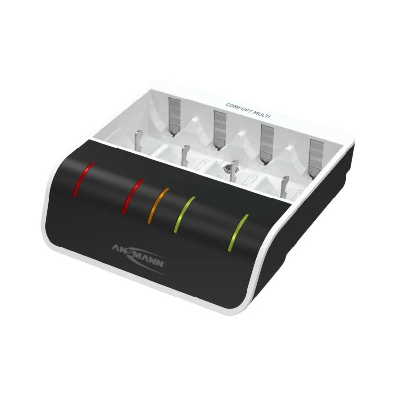 Ansmann NiMH Multi Battery Charger 1.2V Output Voltage, 800mA Charge Current, AA AAA 9 V D C Compatible 1001-0093