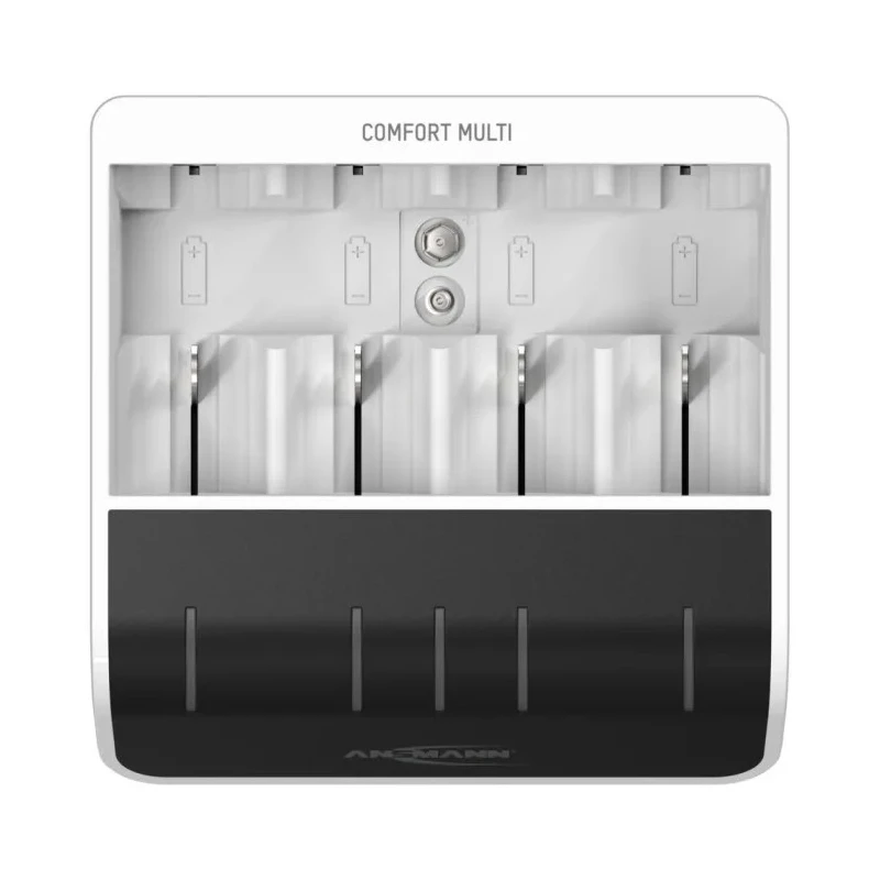 Ansmann NiMH Multi Battery Charger 1.2V Output Voltage, 800mA Charge Current, AA AAA 9 V D C Compatible 1001-0093