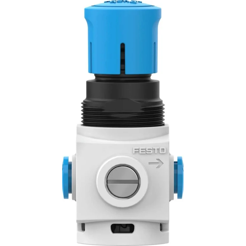 Festo Pneumatic Regulator 2 in Inlet, QS-6 Outlet, 8 bar Max Pressure, -5°C to 50°C Operating Temperature MS2-LR-QS6-D6-A8-B