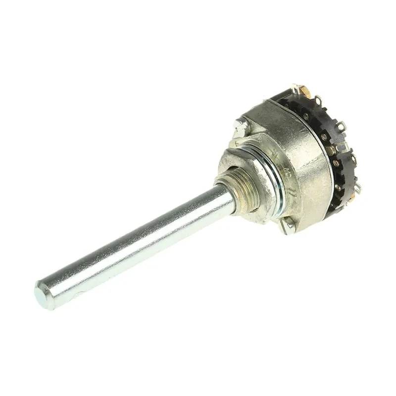 Lorlin RA 6 Position DPST Rotary Switch 1A 250V AC 12V DC Zinc Alloy Housing Panel Mount RA01B06BSSMS0X