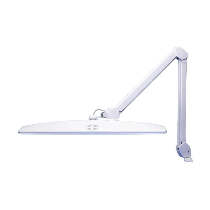 RS PRO LED Desk Light with Clamp, 21 W, Adjustable Arm, 230V ac, White 209-4280