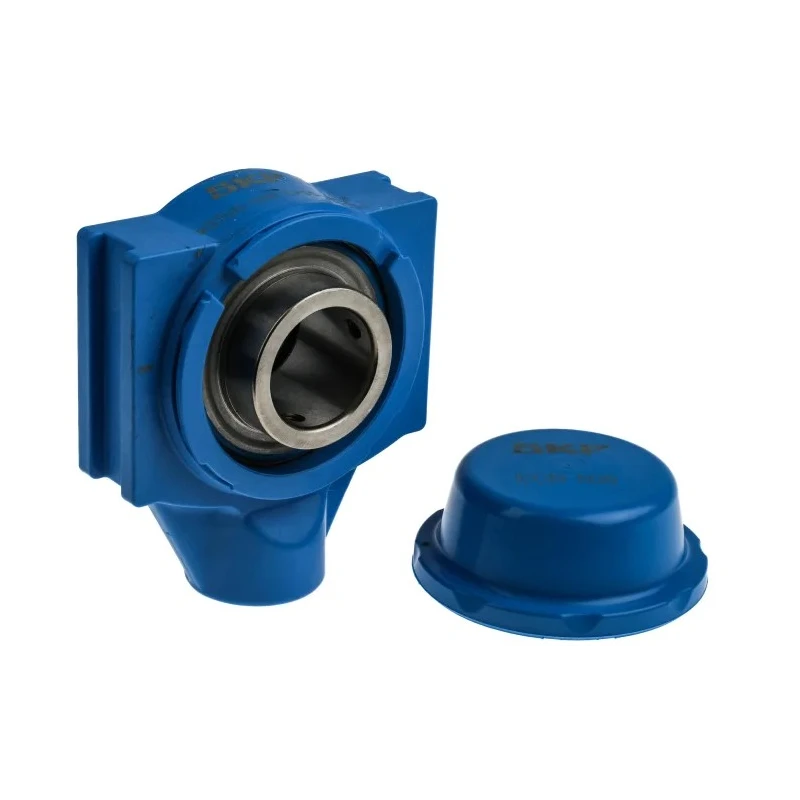 SKF Take-up Ball Bearing Unit 38.1 mm ID, Set Screw Locking, Cast Iron Housing, Shielded, 500rpm Limiting WSTUC 108-CPSS-DFH